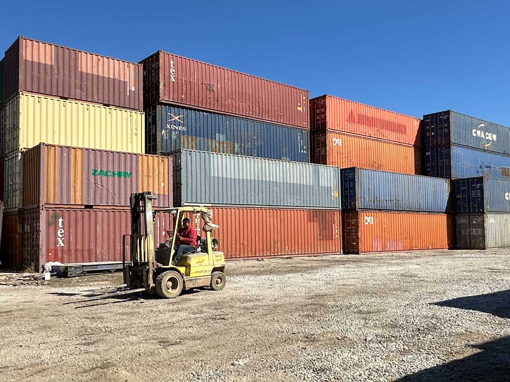 20-ft used shipping containers