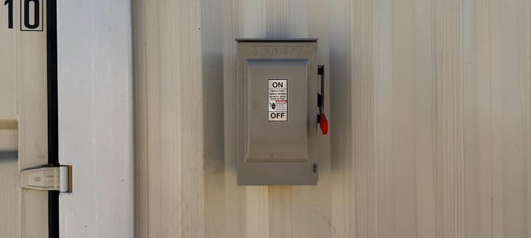 shipping containers with custom electrical