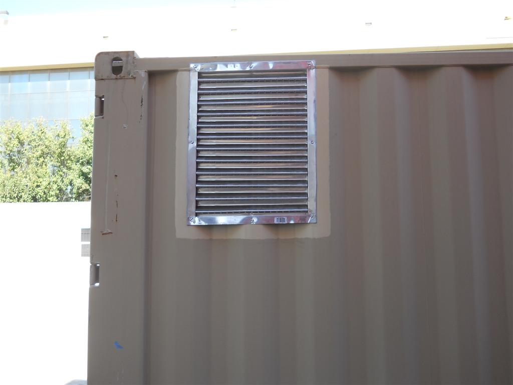 added vent to storage container