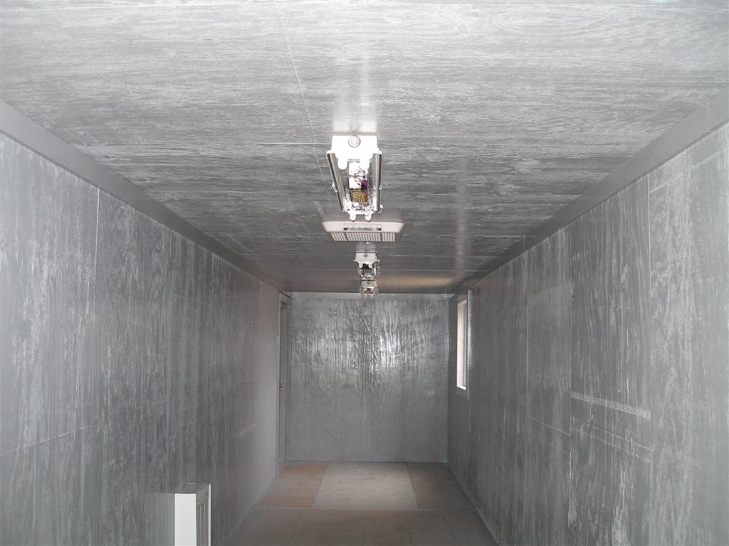 custom electrical in steel shipping container